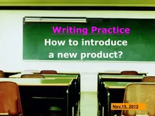 Writing Practice