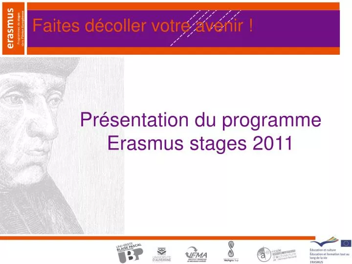 pr sentation du programme erasmus stages 2011