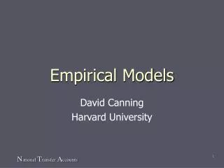 Empirical Models