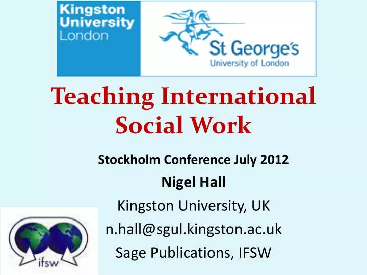 teaching international social work