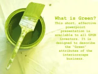What is Green?