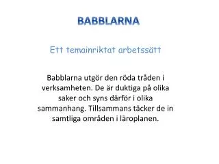 babblarna