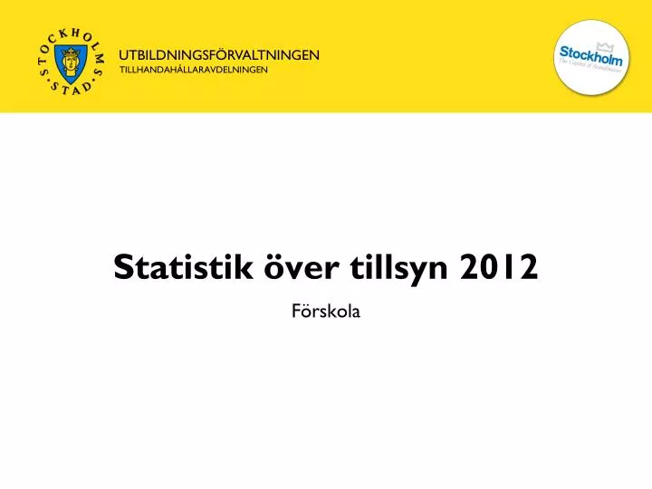 statistik ver tillsyn 2012