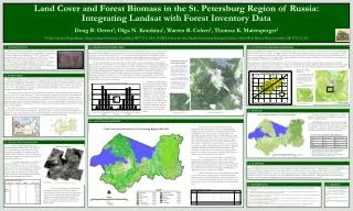 Land Cover and Forest Biomass in the St. Petersburg Region of Russia: