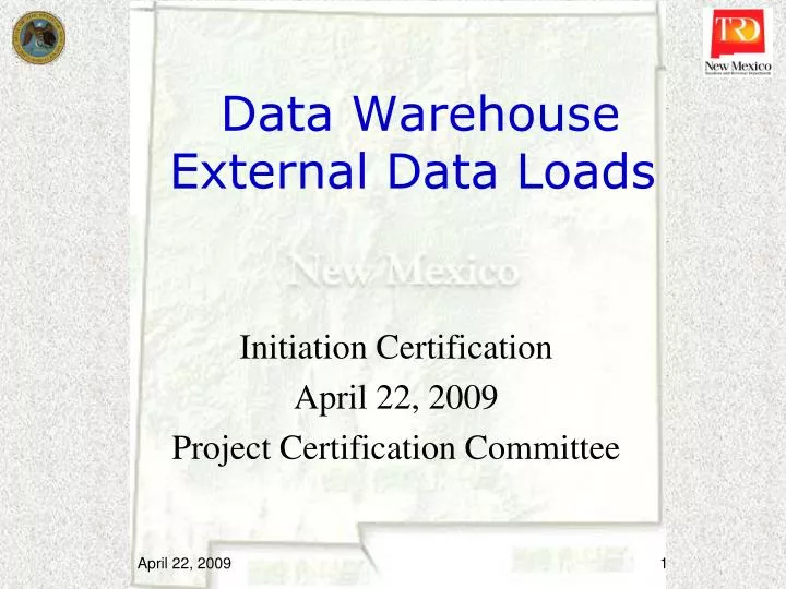 data warehouse external data loads