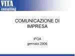 COMUNICAZIONE DI IMPRESA - slide 1