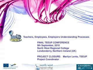 Teachers, Employees, Employers Understanding Processes