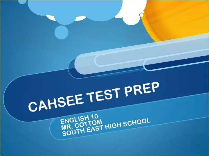 cahsee test prep