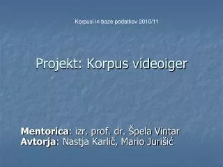 projekt korpus v ideoiger
