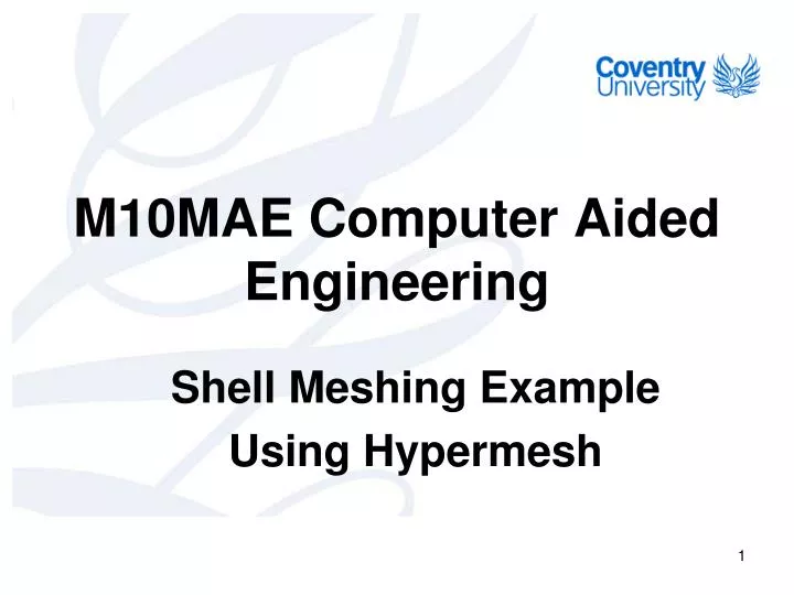 m10mae computer aided engineering