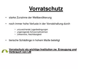 vorratschutz