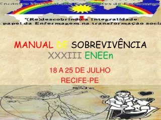 manual de sobreviv ncia xxxiii eneen