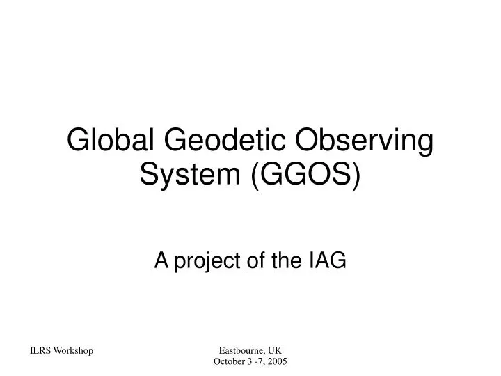a project of the iag