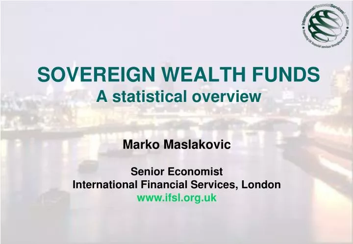 sovereign wealth funds a statistical overview