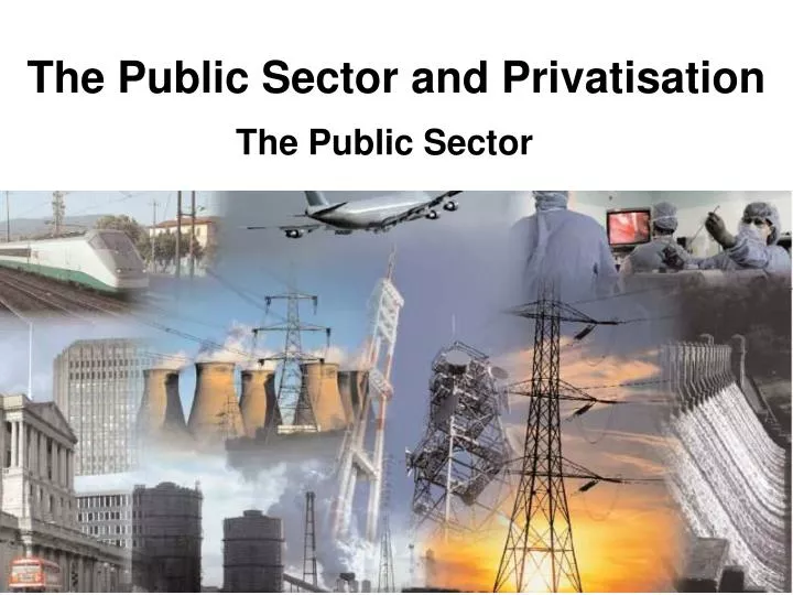 the public sector and privatisation