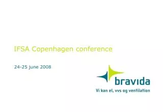 IFSA Copenhagen conference