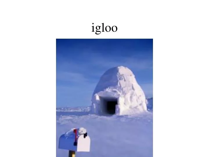 igloo