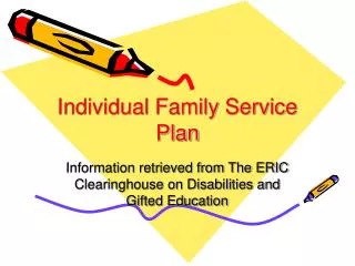 Individual Family Service Plan