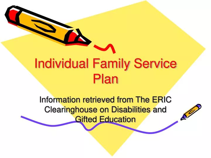 individual family service plan