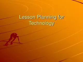 lesson planning for technology