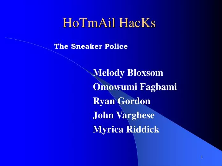 hotmail hacks