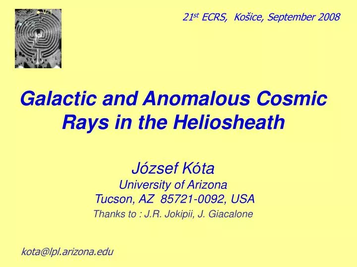 galactic and anomalous c osmic r a ys in the heliosheath