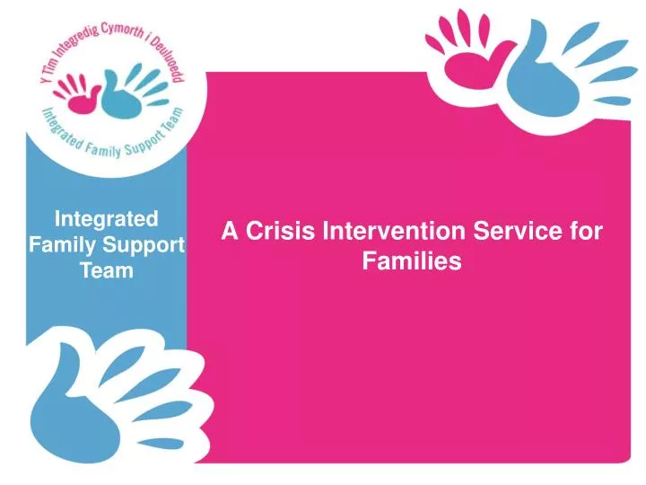 a crisis intervention service for families