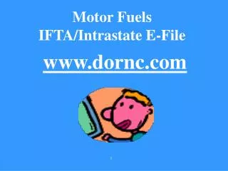 Motor Fuels IFTA/Intrastate E-File