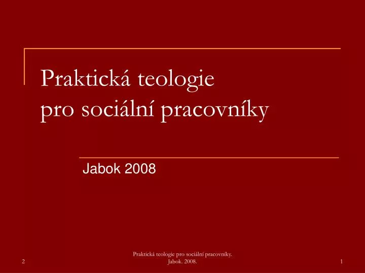 praktick teologie pro soci ln pracovn ky