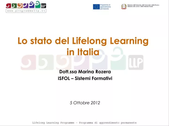 lo stato del lifelong learning in italia