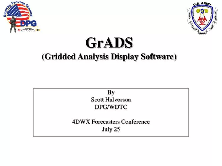 grads gridded analysis display software