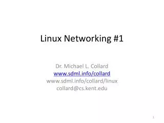 Linux Networking #1