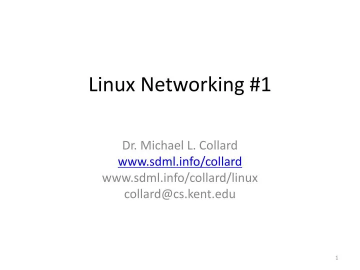 linux networking 1