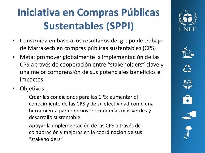 iniciativa en compras p blicas sustentables sppi