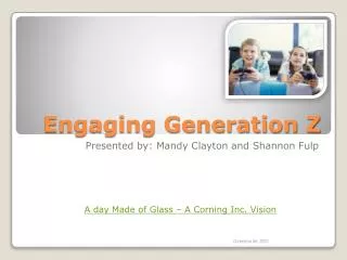 Engaging Generation Z