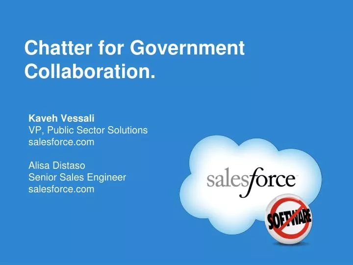 chatter for government collaboration
