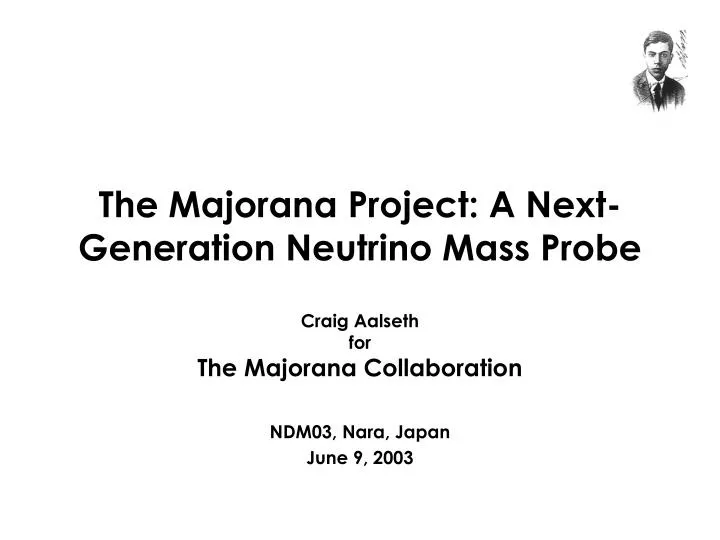the majorana project a next generation neutrino mass probe