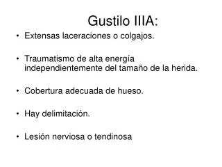 gustilo iiia