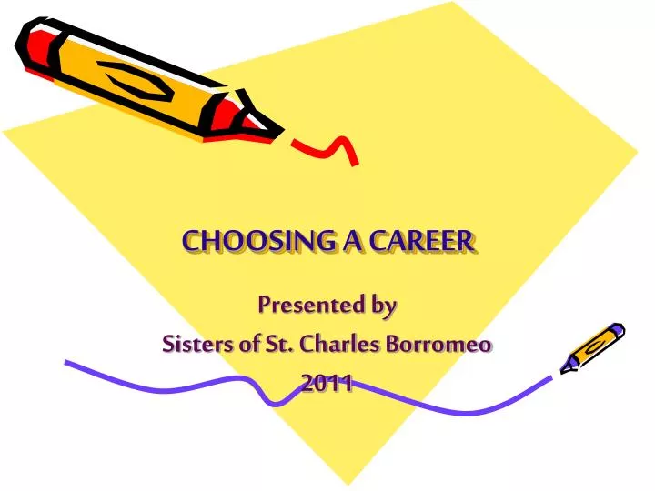 choosing a career