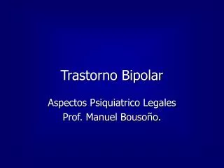 trastorno bipolar