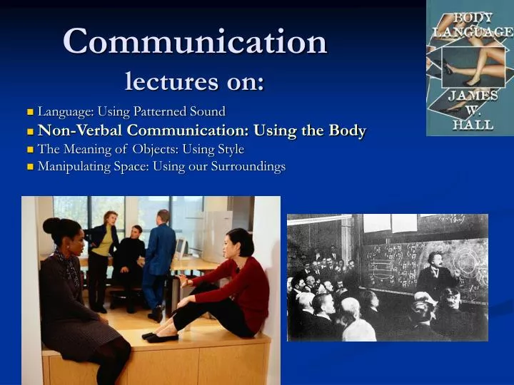 communication lectures on