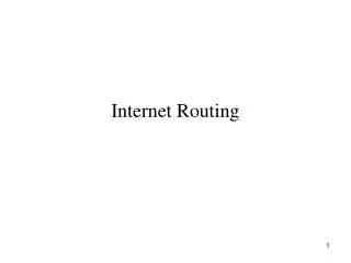 internet routing