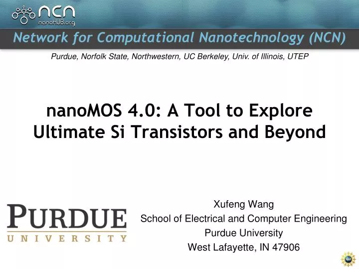 nanomos 4 0 a tool to explore ultimate si transistors and beyond