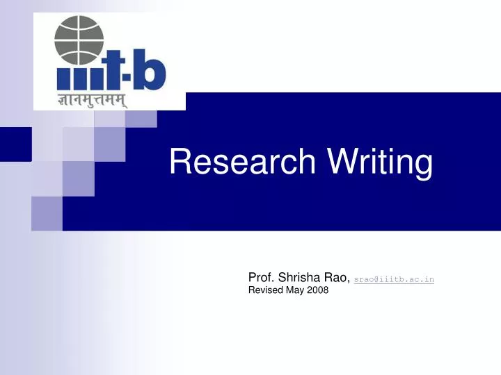 research writing