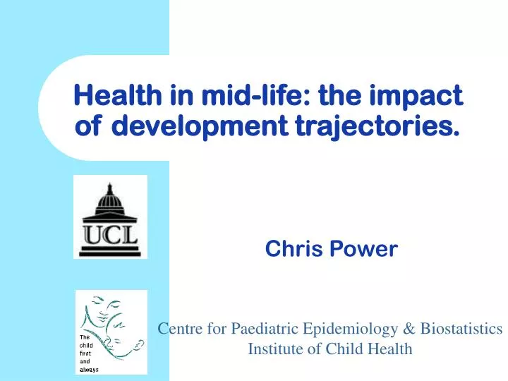health in mid life the impact of development trajectories
