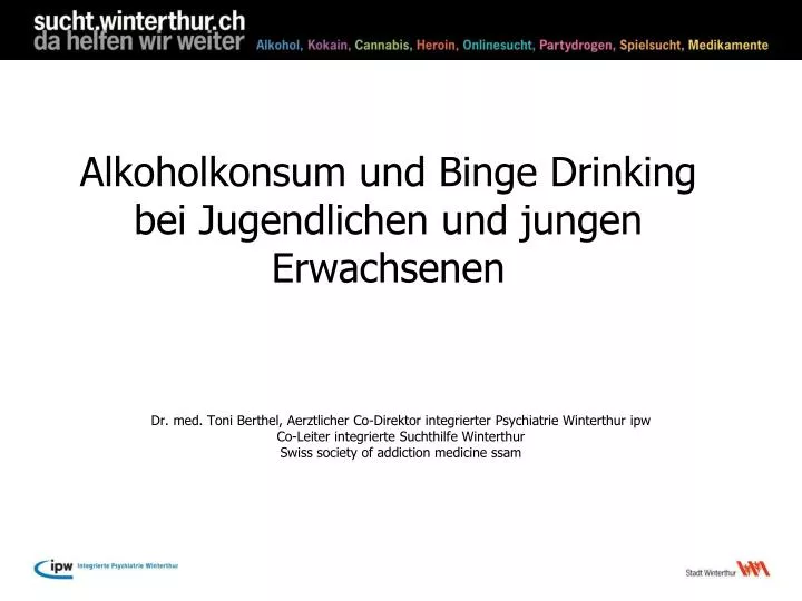 alkoholkonsum und binge drinking bei jugendlichen und jungen erwachsenen