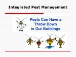 Integrated Pest Management - slide 1