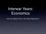 Interwar Years: Economics - slide 1