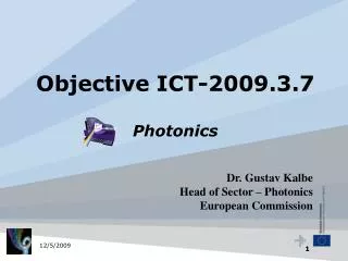 Objective ICT-2009.3.7 Photonics