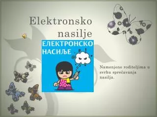 elektronsko nasilje